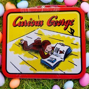 Sealed Curious George MIni Lunch Box 1998 Ltd Ed Collector's Mini Tin W/Candies